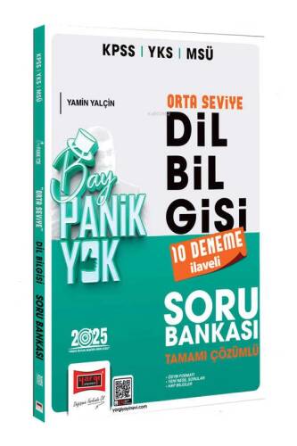 Yargı Yayınları 2025 KPSS YKS MSÜ Tamamı Çözümlü Panik Yok Orta Seviye Dil Bilgisi Soru Bankası (10 Deneme İlaveli) - 1