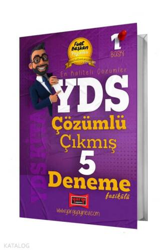 Yargı Yayınları 2025 YDS Çözümlü Çıkmış 5 Deneme Fasikülü - 1