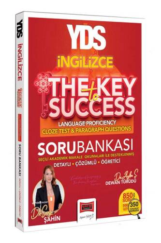 Yargı Yayınları 2025 YDS İngilizce The Key To Success Language Proficiency Cloze Test & Paragraph Questions Soru Bankası - 1