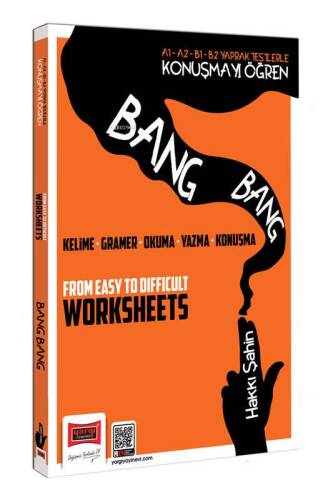 Yargı Yayınları A1 A2 B1 B2 Yaprak Testlerle Konuşmayı Öğren Bang Bang Worksheets - 1