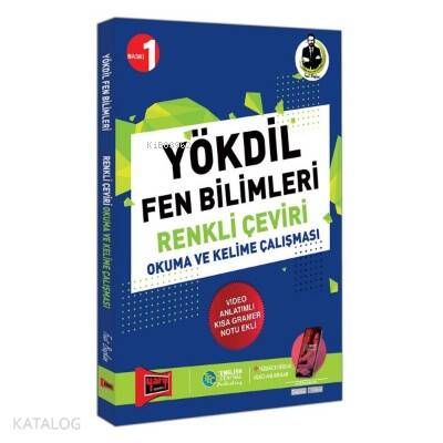 Yargı Yayınları YÖKDİL Fen Bilimleri Renkli Çeviri Okuma ve Kelime Çalışması - 1