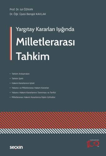 Yargıtay Kararları Işığında Milletlerarası Tahkim - 1