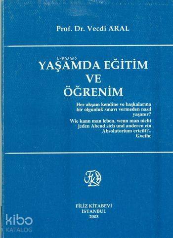 Yaşamda Eğitim ve Öğretim - 1