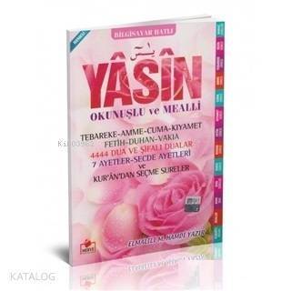 Yasin Okunuşlu ve Mealli Bilgisayar Hatlı Sureler Pembe Orta Boy (Yasin-028) - 1