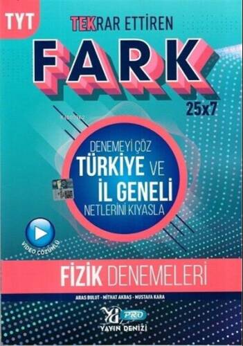 Yayın Denizi Tyt Pro Fark Deneme Fizik - 2021 - 1