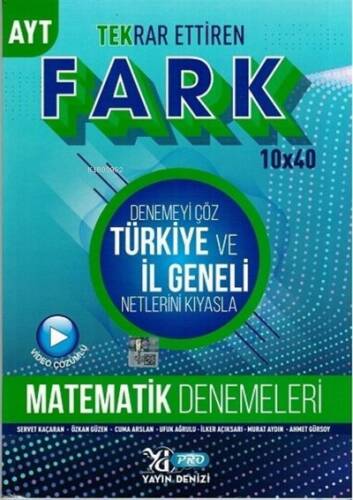 Yayın Denizi Yks Ayt Pro Fark Deneme Matematik - 2021 - 1