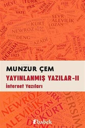 Yayınlanmış Yazılar -2 - 1