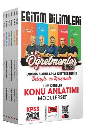 Yayınları 2024 KPSS Eğitim Bilimleri Öğretmenler Ekibi Tüm Dersler Konu Anlatımlı Modüler Set - 1