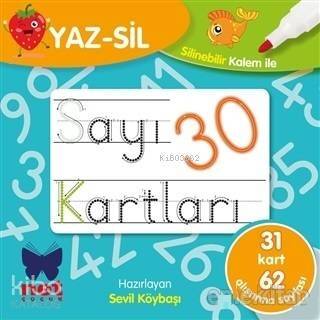 Yaz-Sil Sayı Kartları - 1