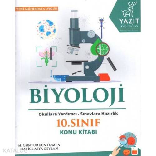 Yazıt Yayınları 10. Sınıf Biyoloji Konu Kitabı Yazıt - 1