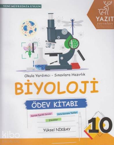 Yazıt Yayınları 10. Sınıf Biyoloji Ödev Kitabı Yazıt - 1