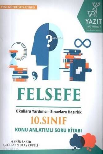 Yazıt Yayınları 10. Sınıf Felsefe Konu Anlatımlı Soru Kitabı Yazıt - 1