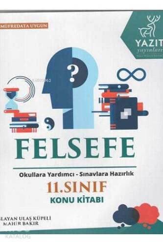 Yazıt Yayınları 11. Sınıf Felsefe Konu Kitabı Yazıt - 1