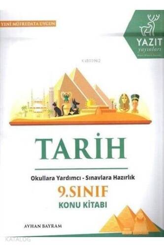 Yazıt Yayınları 9. Sınıf Tarih Konu Kitabı Yazıt - 1