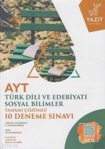 Yazıt Yayınları AYT Türk Dili ve Edebiyatı Sosyal Bilimler Tamamı Çözümlü 10 Deneme Sınavı Yazıt - 1