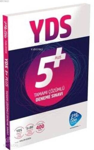 YDS 5 Plus Tamamı Çözümlü Deneme Sınavı - 1