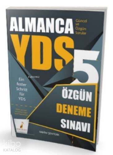 YDS Almanca Özgün 5 Deneme Sınavı - 1