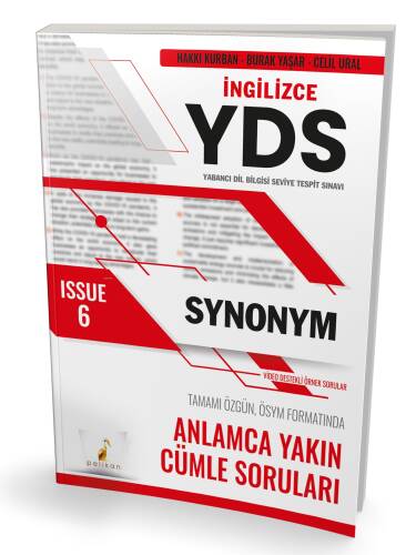 YDS İngilizce Synonym Issue 6 - 1