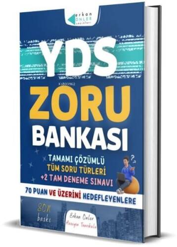 YDS Zoru Bankası - Tamamı Çözümlü Tüm Soru Türleri 2 Tam Deneme Sınavı - 1