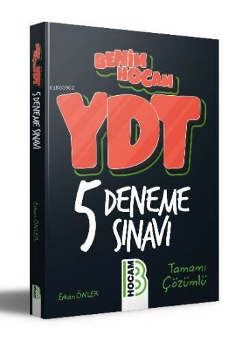 YDT Tamamı Çözümlü 5 Deneme Sınavı - 1