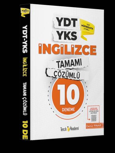 YDT YKS İngilizce Tamamı Çözümlü 10 Deneme - 1