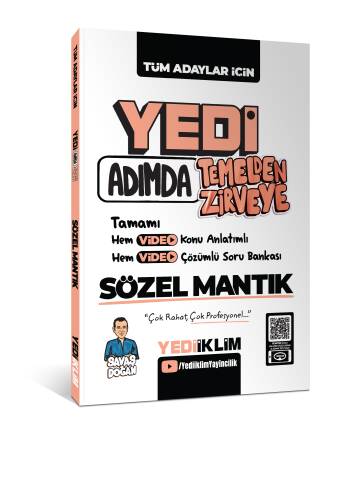 Yedi Adımda Temelden Zirveye Sözel Mantık Video Konu Anlatımlı Video Çözümlü Soru Bankası - 1