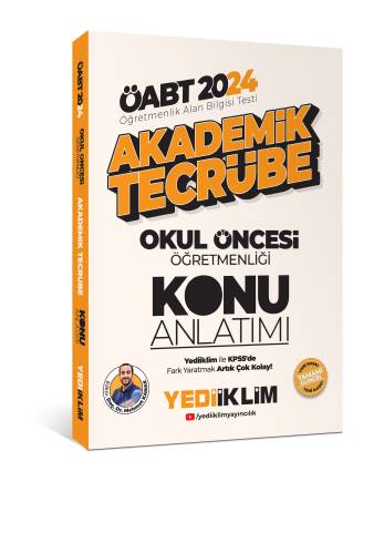 Yediiklim 2024 ÖABT Akademik Tecrübe Okul öncesi Öğretmenliği Konu Anlatımı - 1