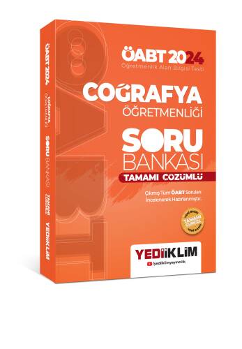 Yediiklim 2024 ÖABT Coğrafya Öğretmenliği Tamamı Çözümlü Soru Bankası - 1