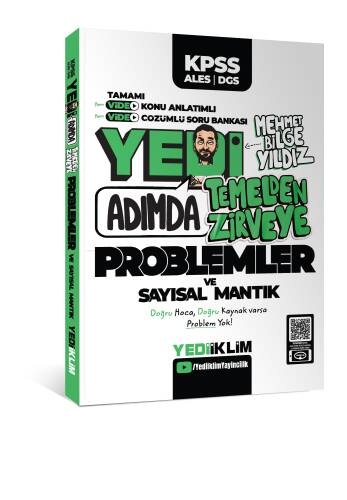 Yediiklim Tüm Adaylar için Yedi Adımda Temelden Zirveye Problemler ve Sayısal Mantık Video Konu Anlatımlı Video Çözümlü Soru Bankası - 1