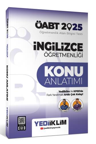 Yediiklim Yayıncılık 2025 ÖABT İngilizce Öğretmenliği Konu Anlatımı - 1