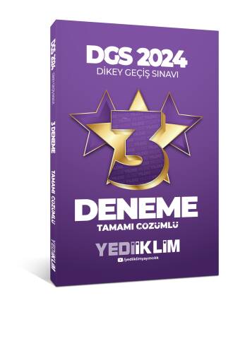 Yediiklim Yayınları 2024 DGS Tamamı Çözümlü 3 Deneme - 1