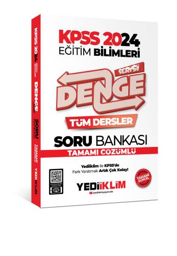 Yediiklim Yayınları 2024 KPSS Eğitim Bilimleri Denge Serisi Tamamı Çözümlü Tüm Dersler Soru Bankası - 1