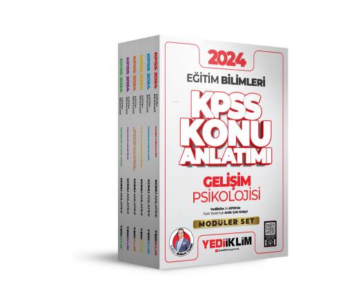 Yediiklim Yayınları 2024 KPSS Eğitim Bilimleri Konu Anlatımlı Modüler Set - 1