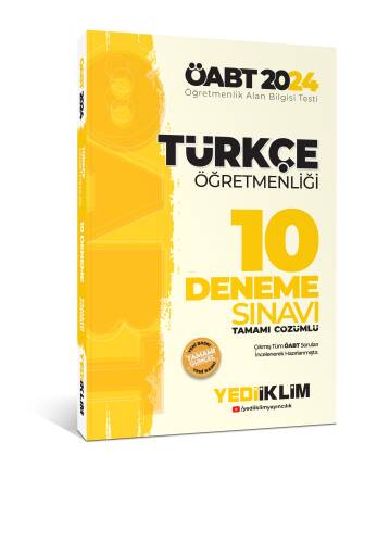 Yediiklim Yayınları 2024 ÖABT Rehberlik Öğretmenliği Tamamı Çözümlü 10 Deneme Sınavı - 1