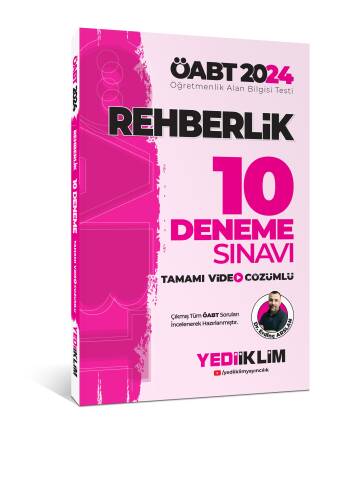 Yediiklim Yayınları 2024 ÖABT Rehberlik Tamamı Video Çözümlü 10 Deneme Sınavı - 1