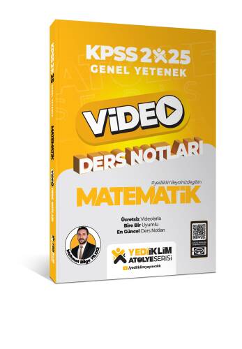 Yediiklim Yayınları 2025 Atölye Serisi Genel Yetenek Matematik Video Ders Notları - 1