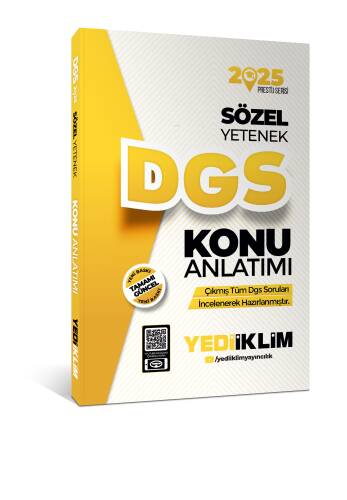 Yediiklim Yayınları 2025 DGS Sözel Yetenek Konu Anlatımı - 1