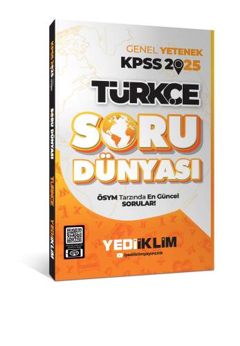 Yediiklim Yayınları 2025 Genel Kültür Türkçe Soru Dünyası - 1