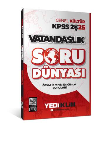 Yediiklim Yayınları 2025 Genel Kültür Vatandaşlık Soru Dünyası - 1