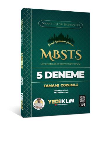 Yediiklim Yayınları 2025 MBSTS Mesleki Bilgiler Seviye Tespit Sınavı Tamamı Çözümlü 5 Deneme - 1