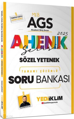 Yediiklim Yayınları 2025 MEB AGS Ahenk Serisi Sözel Yetenek Tamamı Çözümlü Soru Bankası - 1