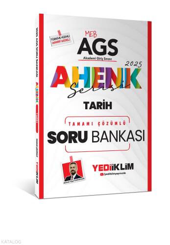 Yediiklim Yayınları 2025 MEB AGS Ahenk Serisi Tarih Tamamı Çözümlü Soru Bankası - 1