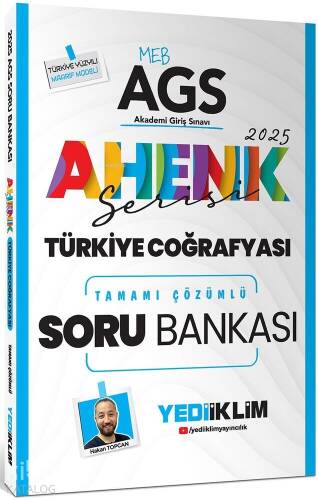 Yediiklim Yayınları 2025 MEB AGS Ahenk Serisi Türkiye Coğrafyası Tamamı Çözümlü Soru Bankası - 1