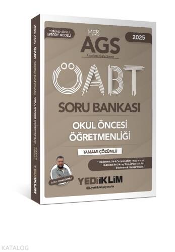 Yediiklim Yayınları 2025 MEB AGS ÖABT Okul Öncesi Öğretmenliği Tamamı Çözümlü Soru Bankası - 1