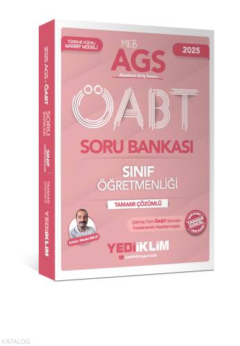 Yediiklim Yayınları 2025 MEB AGS ÖABT Sınıf Öğretmenliği Tamamı Çözümlü Soru Bankası - 1