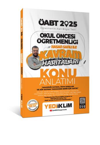 Yediiklim Yayınları 2025 ÖABT Okul Öncesi Öğretmenliği Hasan Sanlı ile Kavram Haritaları Konu Anlatımı - 1