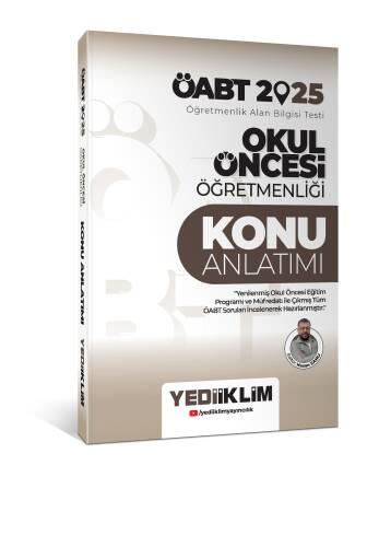 Yediiklim Yayınları 2025 ÖABT Okul Öncesi Öğretmenliği Konu Anlatımı - 1