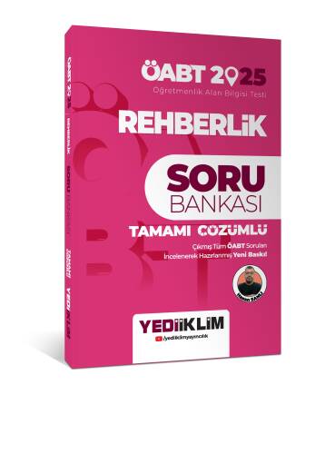 Yediiklim Yayınları 2025 ÖABT Rehberlik Tamamı Çözümlü Soru Bankası - 1