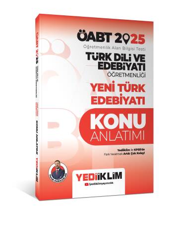 Yediiklim Yayınları 2025 ÖABT Türk Dili ve Edebiyatı Öğretmenliği Yeni Türk Edebiyatı Konu Anlatım - 1