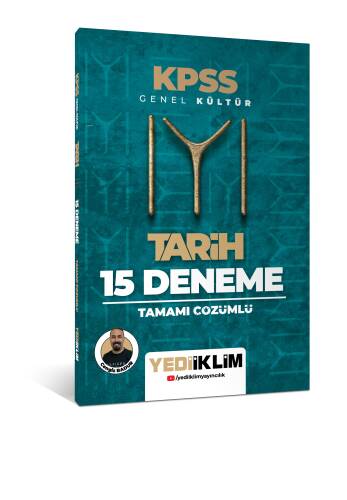 Yediiklim Yayınları KPSS Genel Kültür Tarih Tamamı Çözümlü 15 Deneme - 1